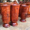 Combo 2 Ống Đựng Nhang Gỗ Hương Ta hu cam nhang go huong